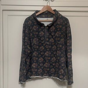 NATURAL LIFE Floral Zip-Up Jacket